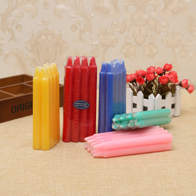 Smokeless and tasteless pole wax romantic wedding colored candles candlelight dinner candle mine candle