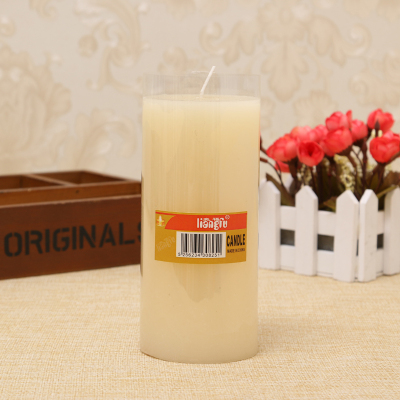 Smokeless and tasteless cylindrical candles wedding candles European candles 7 * 15