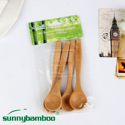 Jie Hao Factory Direct Sale Bamboo spoon Long-handled stirring spoon Children's spoon