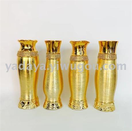 home accessories vase decoration ceramic gold european gift decoration flower