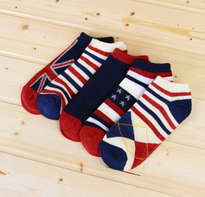 Men socks men's socks and stripes short motion cotton socks manufacturers wholesale