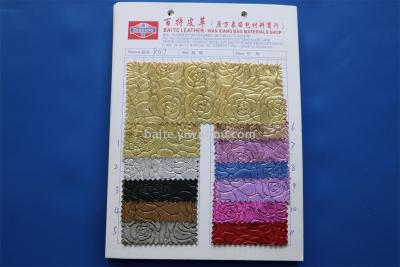 A new type of leather for the leather, gold and silver color printing leather.