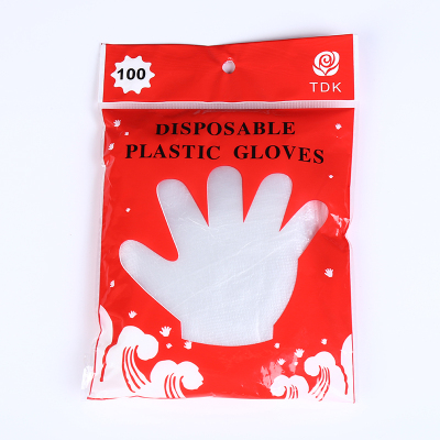 High pressure disposable transparent thick PE for cooking cleaning and cleaning