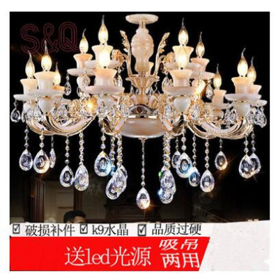 Factory direct European-style living room chandeliers restaurant bedroom candles crystal lamps  lights chandeliers