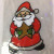 New Year Christmas Santa Claus Glass Paster Decorative Window Paper Cuts Stickers Window Stickers