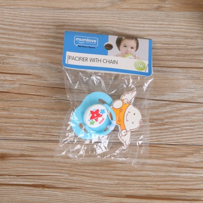 Pacifier liquid silicone Pacifier thumb - shaped design moderate hardness