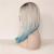 Micro-curl medium long curl lace lady's hair cover hand knitted lace lady's wig head lace wig head
