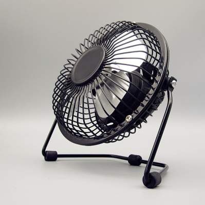 4 inch USB fan desktop fan computer fan USB mini fan iron art