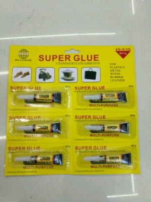 Super glue with 6 sticks of strong glue