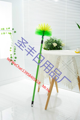 Factory direct ceiling brush, ball telescopic bar wall brush, spider web cleaning brush