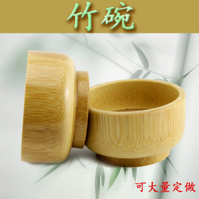 Factory direct wholesale wholesale handicrafts pure natural bamboo bowl bamboo bowl natural natural taste