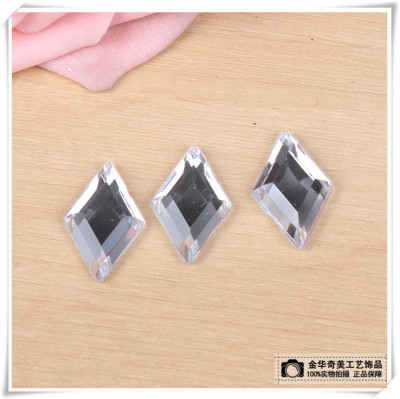 Acrylic drill flat bottom shoes shoes accessories accessories DIY clothing accessories