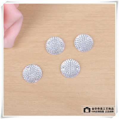 Acrylic drill flat round headwear shoes and bats clothing accessories accessories