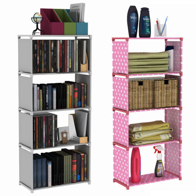 Five - storey 4 - shelf bookcase children 's bookcase free combination of reinforced storage storage cabinet