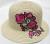 Embroidered decals clock hat decals can be customized for women 's hats beach hats