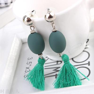 New style friendly tassel temperament ear stud ear is acted the role of