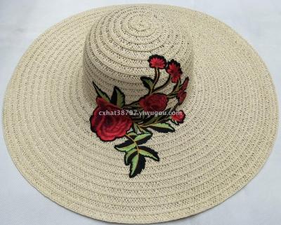 Summer applique women's hats wear hats and hats.