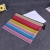 Color stripe data bag zipper bag canvas bag student stationery bag office paper bag