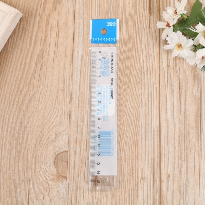 Student stationery transparent stationery ruler plastic ruler drawing tools