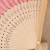 New high end Chinese style folding fan lady's wooden craft fan