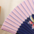 New inkjet fan lady fan wooden inkjet fan dance fan wholesale