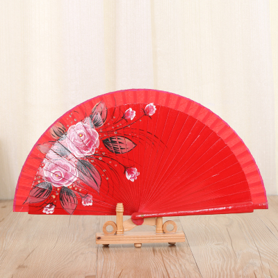 New high-end craft fan fashion ladies folding fan inkjet fan