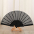 New high-end Chinese style folding fan lady dance fan solid color craft fan