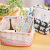 Toy storage bucket cotton and linen sundries basket folding dirty thanks basket waterproof wash underwear storage basket