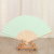 New blank folding fan children painting fan dance fan multicolor bamboo fan