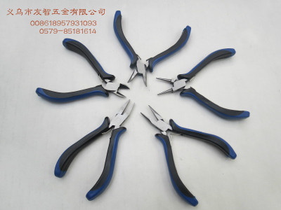 5-inch two-color sleeve handle wearing a cheek mini clamp jewel clamp clamp pliers