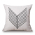 Black and white double color simple classic hold pillow sitting room sofa creative waist pillow.