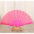 New high-end Chinese style folding fan lady dance fan solid color craft fan