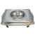 Stainless Steel Four-Leg Stove Removable Combination Cover Fish Roasting Plate Crayfish Dining Stove