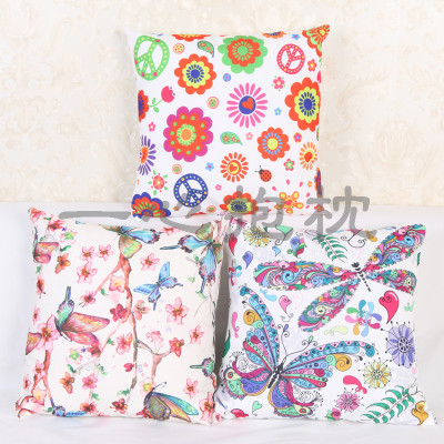 The new rural village forest is small and fresh linen pillow sofa pillow.