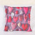 Vintage Chinese pattern flower pillow cloth art cotton linen sofa cushion pillow.
