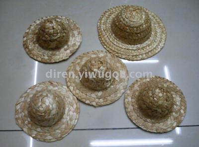 Supply all kinds of straw toys hat agricultural straw hat straw flat cap absolute manufacturers