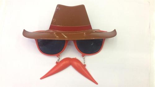 factory direct sales supply new fun glasses al1820a hat beard glasses