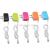 3USB candy with line charger luminous charging head Andrews line travel smart charger European and American regulations