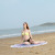 Round Beach Towel Microfiber Beach Blanket Yoga Mat Women Shawl with Fringe Tassel