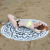 Custom round beach towel digital printed bath towel super fiber beach towel direct selling shawl.