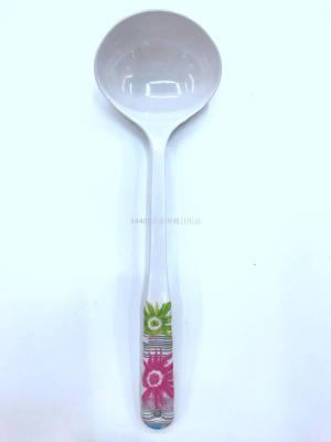 Long handle melamine soup spoon
