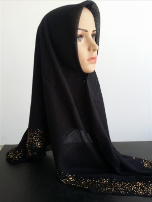 New Islamic Muslim diamond scarf scarf lady casual towel