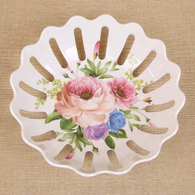 European-style imitation ceramic fruit plate personality fashion creative household living room decoration candy plate