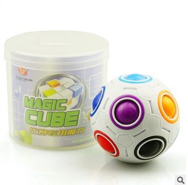 [Yongjun magic rainbow ball cube] magic ball shaped magic soccer creative Wing Chun magic square