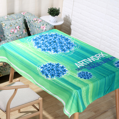 Manufacturer direct sale flower series tablecloth, cotton linen linen cloth art.