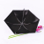 Ultra light 50% folding umbrella black glue sunscreen small black umbrella portable bag umbrella summer mini 