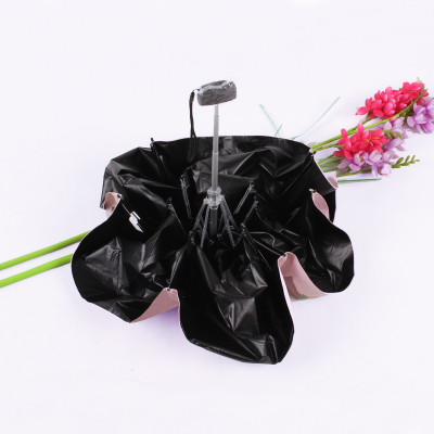 Ultra light 50% folding umbrella black glue sunscreen small black umbrella portable bag umbrella summer mini 