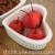 Creative fruit Dried fruit plate Small dish Snacks Ceramic Clover Heart candy plate Bamboo tray