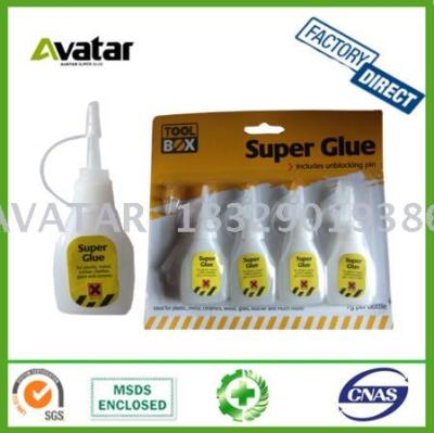  Tool box 4pcs General Purpose Fast Fix Super Glue