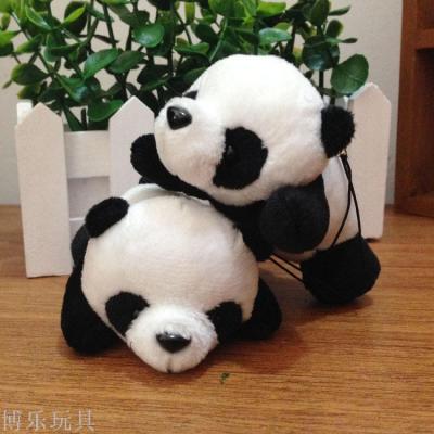 Plush panda , small pendant ,cell phone pendant, accessorie  planking panda doll.